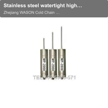 Stainless steel watertight high temperature sterilization data logger