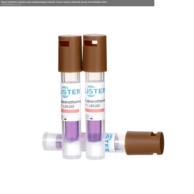 Steam sterilization indicator quick reading biological indicator 3 hours results to efficiently monitor the sterilization effect