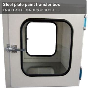 Steel plate paint transfer box