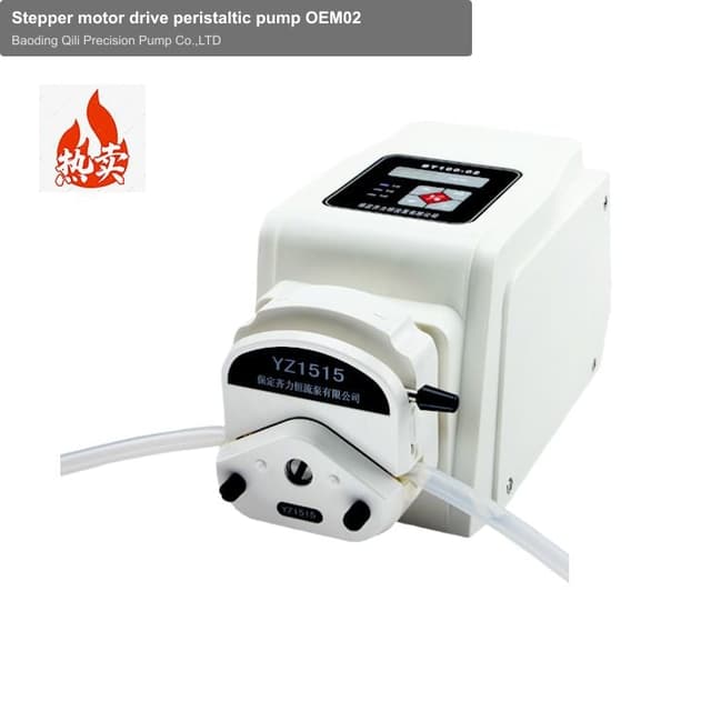 Stepper motor drive peristaltic pump OEM02