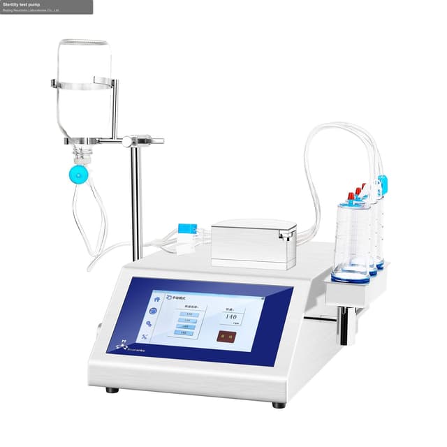 Sterility test pump