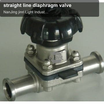 straight line diaphragm valve