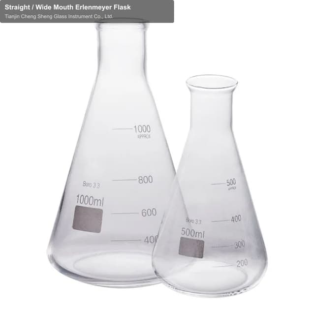 Straight / Wide Mouth Erlenmeyer Flask