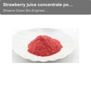 Strawberry juice concentrate powder