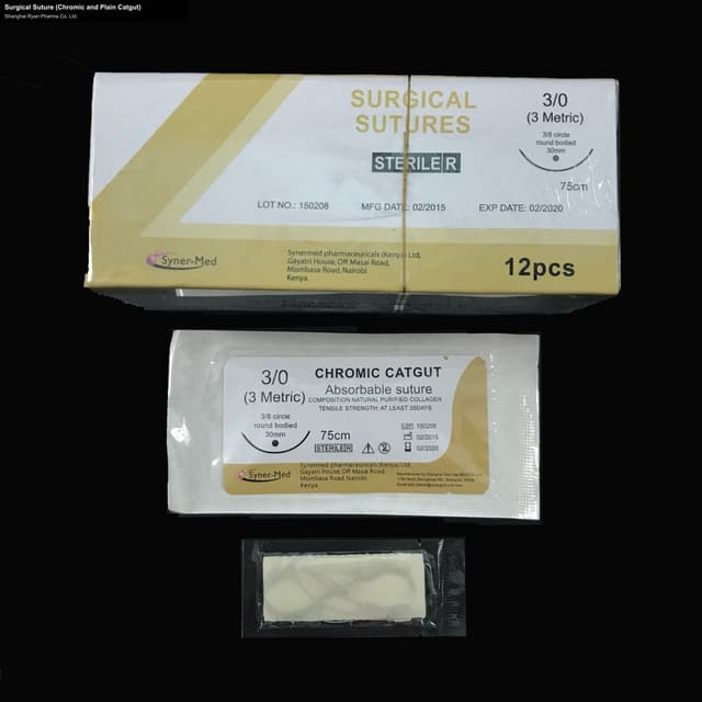 Surgical Suture (Chromic and Plain Catgut)