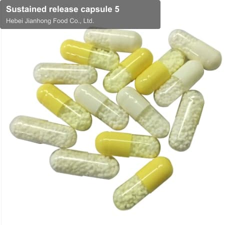 Sustained release capsule 5
