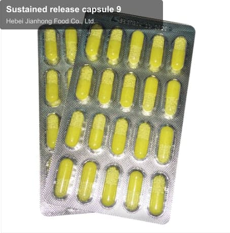 Sustained release capsule 9