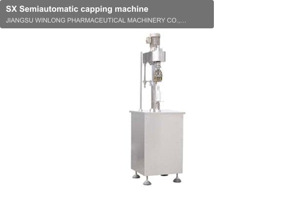 SX Semiautomatic capping machine