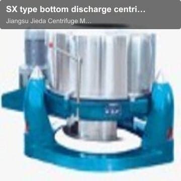SX type bottom discharge centrifuge