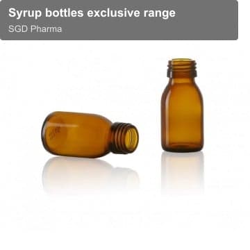 Syrup bottles exclusive range
