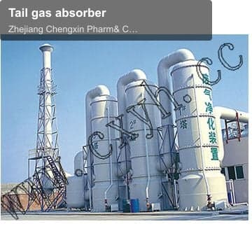 Tail gas absorber