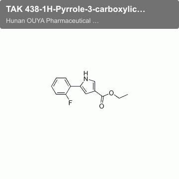 TAK 438-1H-Pyrrole-3-carboxylic acid, 5-(2-fluorophenyl)-, ethyl ester