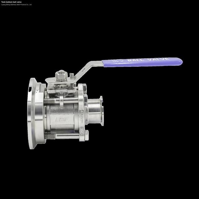 Tank bottom ball valve
