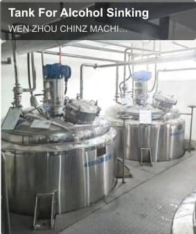 Tank For Alcohol Sinking