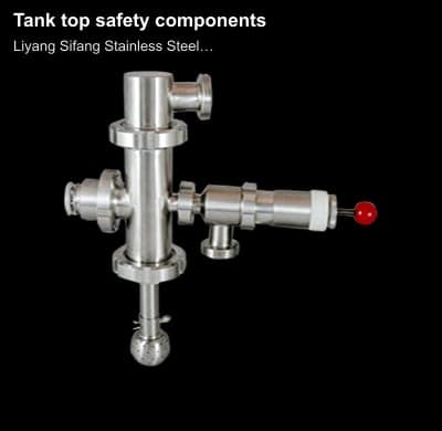 Tank top safety components