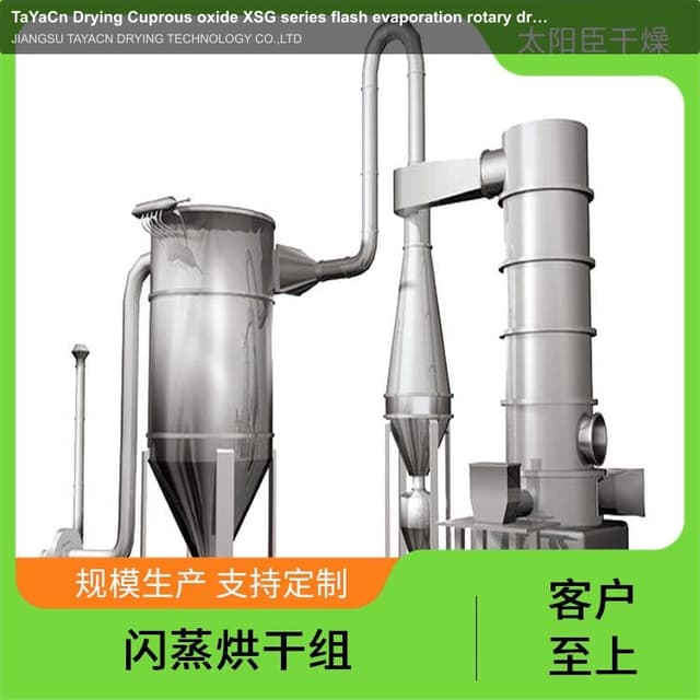 TaYaCn Drying ‌Cuprous oxide XSG series flash evaporation rotary dryer