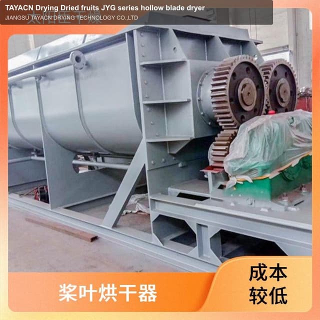 TAYACN Drying Dried fruits JYG series hollow blade dryer