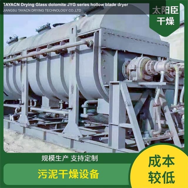 TAYACN Drying Glass dolomite JYG series hollow blade dryer
