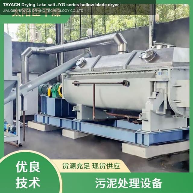 TAYACN Drying Lake salt JYG series hollow blade dryer