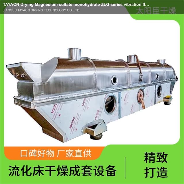 TAYACN Drying Magnesium sulfate monohydrate ZLG series vibration fluidized bed dryer