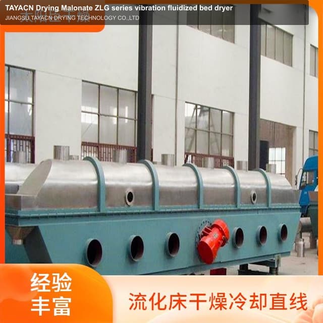 TAYACN Drying Malonate ZLG series vibration fluidized bed dryer