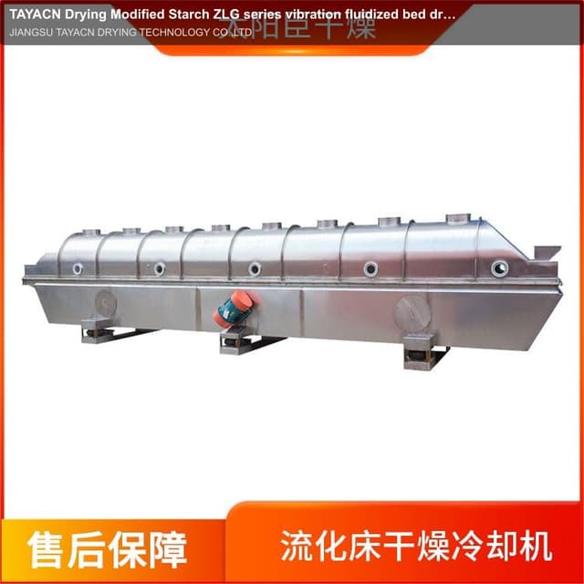 TAYACN Drying Modified Starch ZLG series vibration fluidized bed dryer