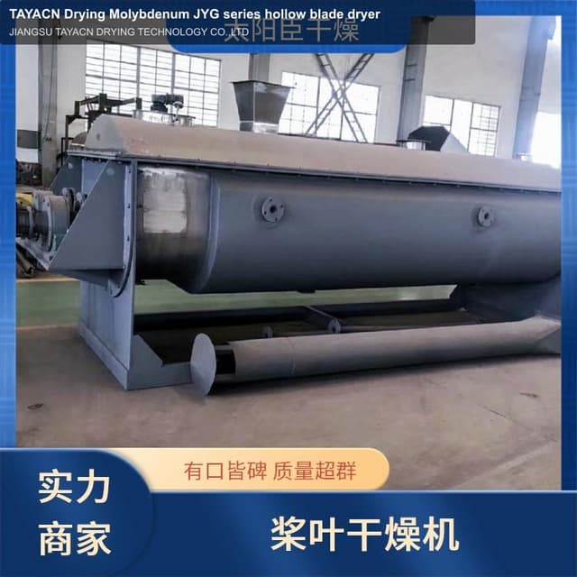 TAYACN Drying Molybdenum JYG series hollow blade dryer