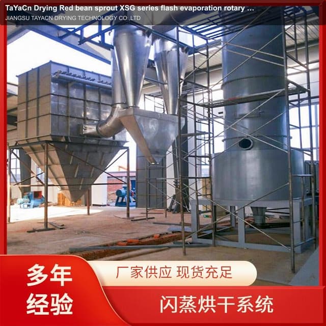 TaYaCn Drying ‌Red bean sprout XSG series flash evaporation rotary dryer