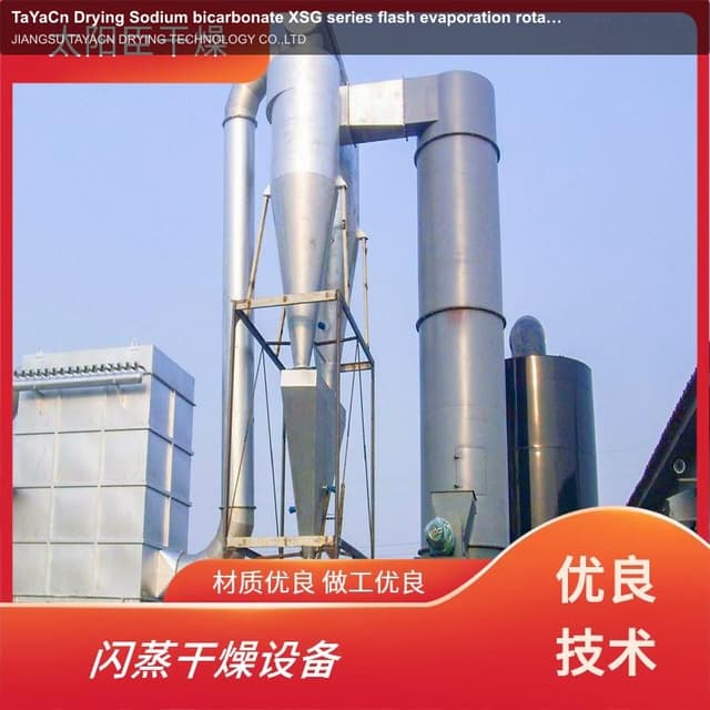 TaYaCn Drying ‌Sodium bicarbonate XSG series flash evaporation rotary dryer