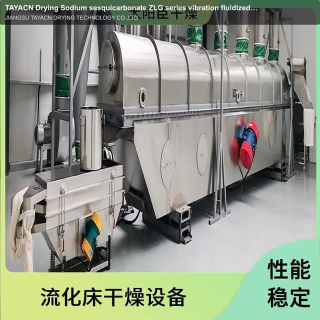 TAYACN Drying Sodium sesquicarbonate ZLG series vibration fluidized bed dryer