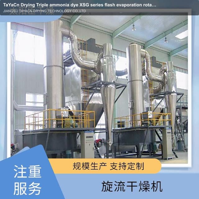 TaYaCn Drying ‌Triple ammonia dye XSG series flash evaporation rotary dryer