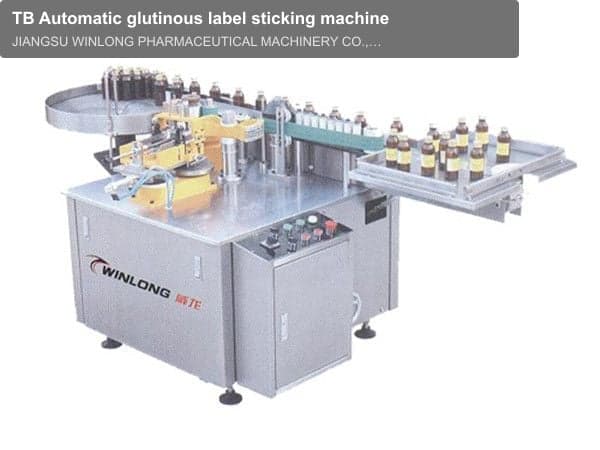 TB Automatic glutinous label sticking machine