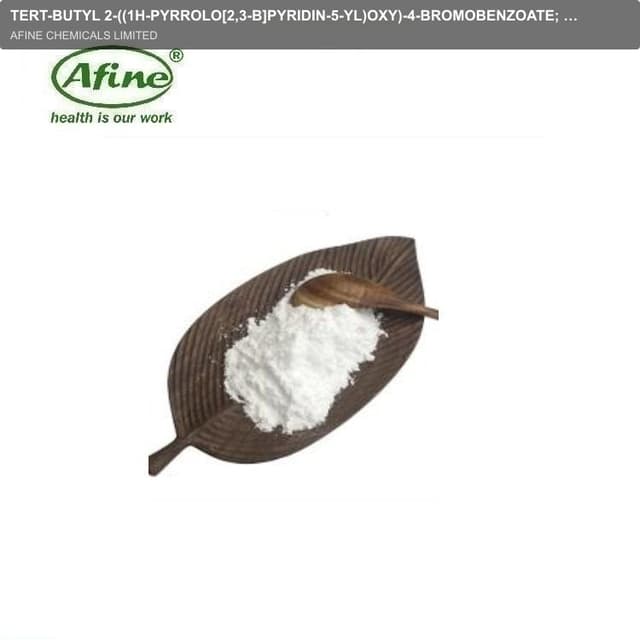 TERT-BUTYL 2-((1H-PYRROLO[2,3-B]PYRIDIN-5-YL)OXY)-4-BROMOBENZOATE; venetoclax intermediate