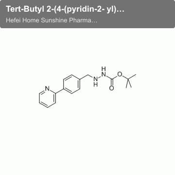 Tert-Butyl 2-(4-(pyridin-2- yl)benzyl)hydrazinecarboxylate