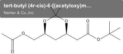 tert-butyl (4r-cis)-6-[(acetyloxy)methyl]-2,2-dimethyl-1,3-dioxane-4-acetate