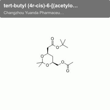 tert-butyl (4r-cis)-6-[(acetyloxy)methyl]-2,2-dimethyl-1,3-dioxane-4-acetate