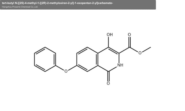 tert-butyl N-[(2S)-4-methyl-1-[(2R)-2-methyloxiran-2-yl]-1-oxopentan-2-yl]carbamate-