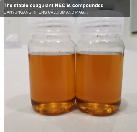 The stable coagulant NEC is compounded