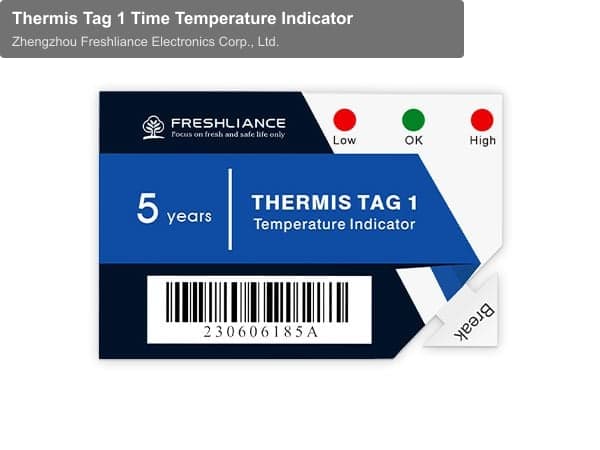 Thermis Tag 1 Time Temperature Indicator
