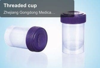 Threaded cup