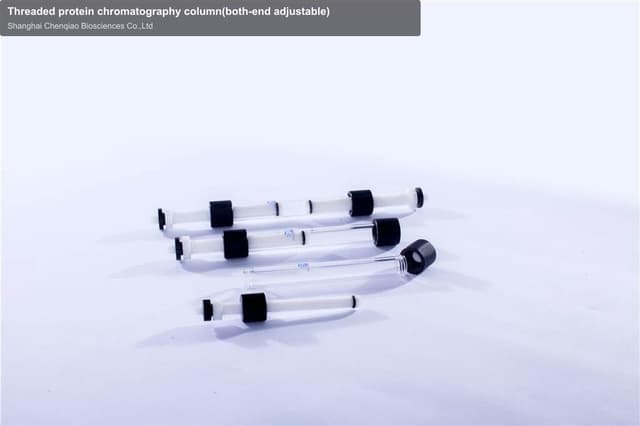 Threaded protein chromatography column(both-end adjustable)