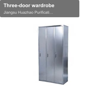 Three-door wardrobe