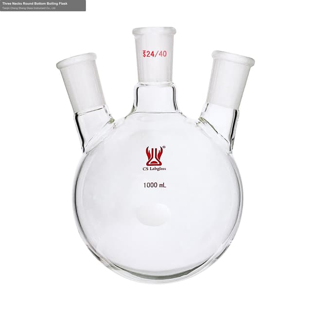 Three Necks Round Bottom Boiling Flask