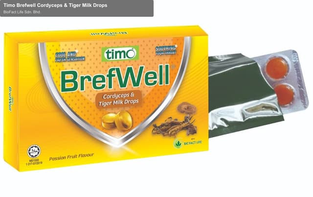 Timo Brefwell Cordyceps & Tiger Milk Drops
