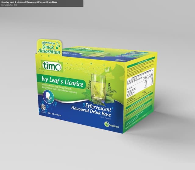 timo Ivy Leaf & Licorice Effervescent Flavour Drink Base