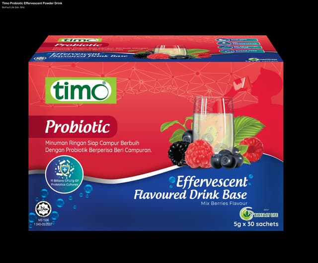 Timo Probiotic Effervescent Powder Drink