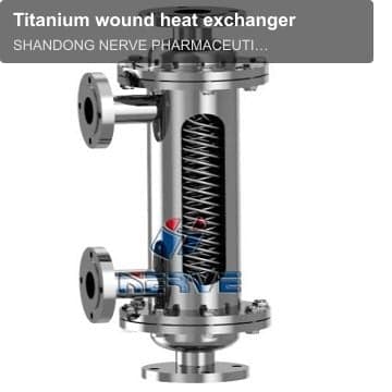 Titanium wound heat exchanger