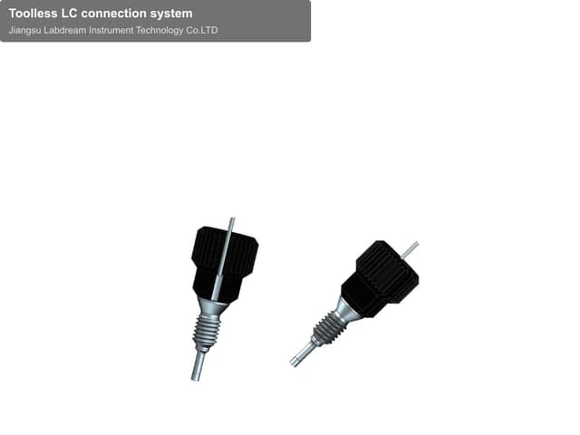 Toolless LC connection system