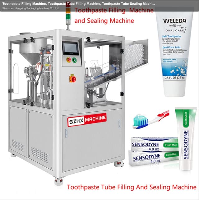 Toothpaste Filling Machine, Toothpaste Tube Filling Machine, Toothpaste Tube Sealing Machine