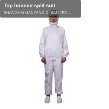 Top hooded split suit